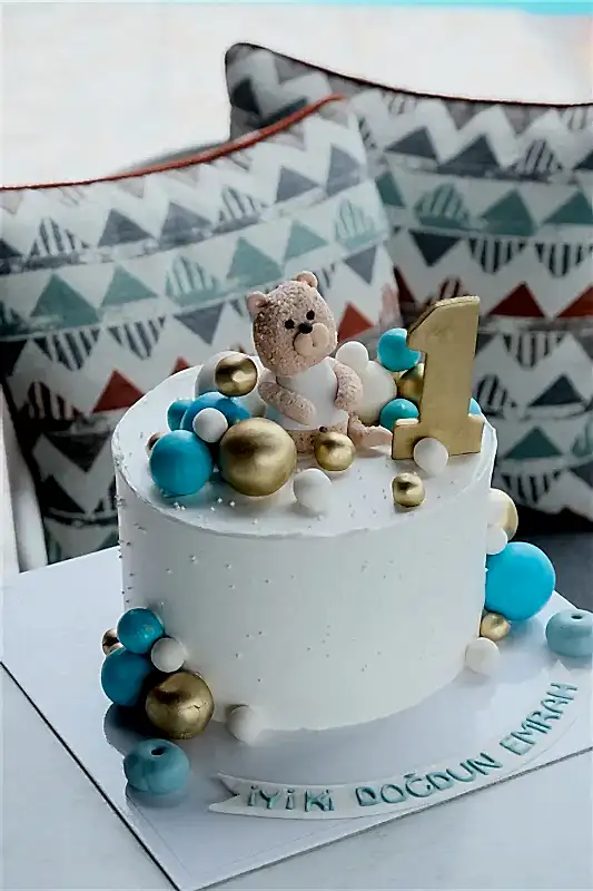 Butik Ayıcık Balonlar Pasta