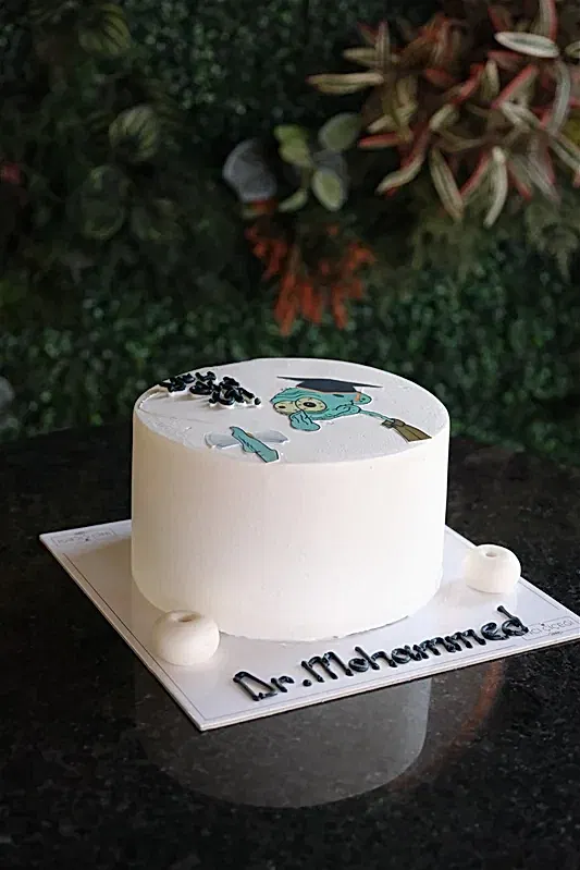 Butik Motto Ahtapot Çizimli Pasta