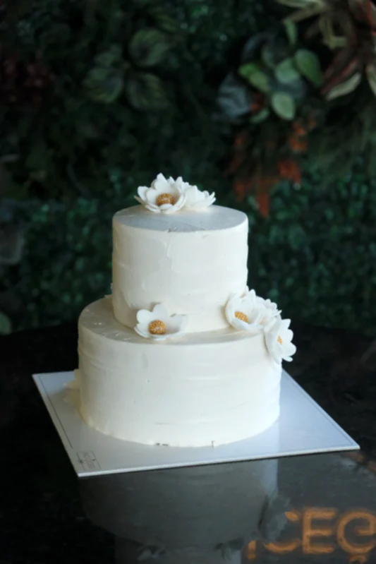 Butik Katlı Beyaz Papatya