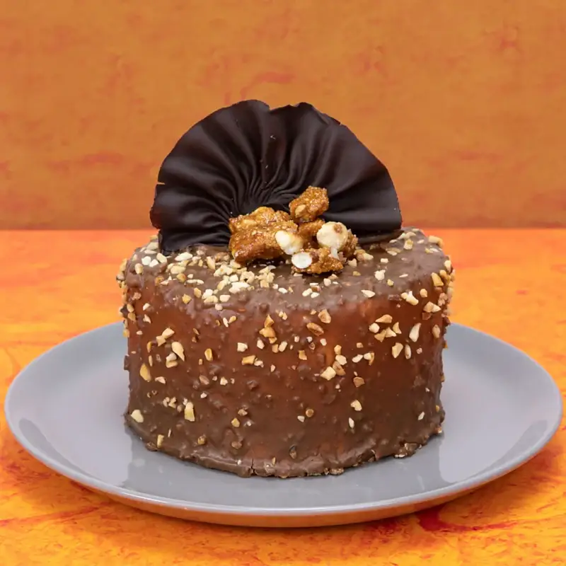 4-6 Kiilik Krokan Çikolata Pasta Çikolata