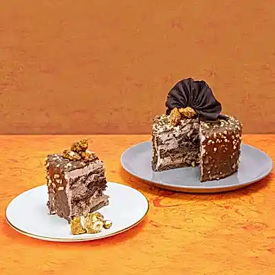 4-6 Kiilik Krokan Çikolata Pasta Çikolata