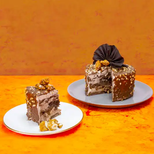 7-8 Kiilik Krokan Çikolata Pasta Çikolata